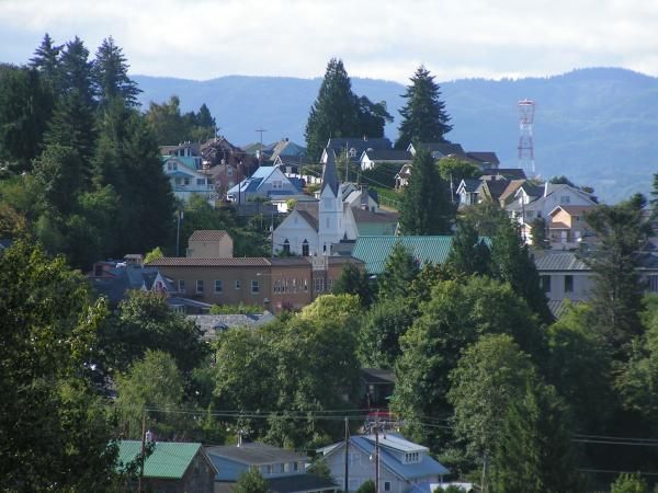 Small town main street
